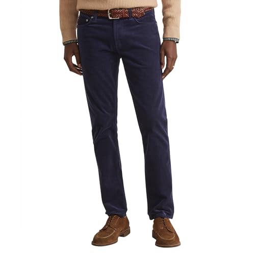 vineyard vines Men's Corduroy 5-Pocket Pants, Nautical Navy, 28/30